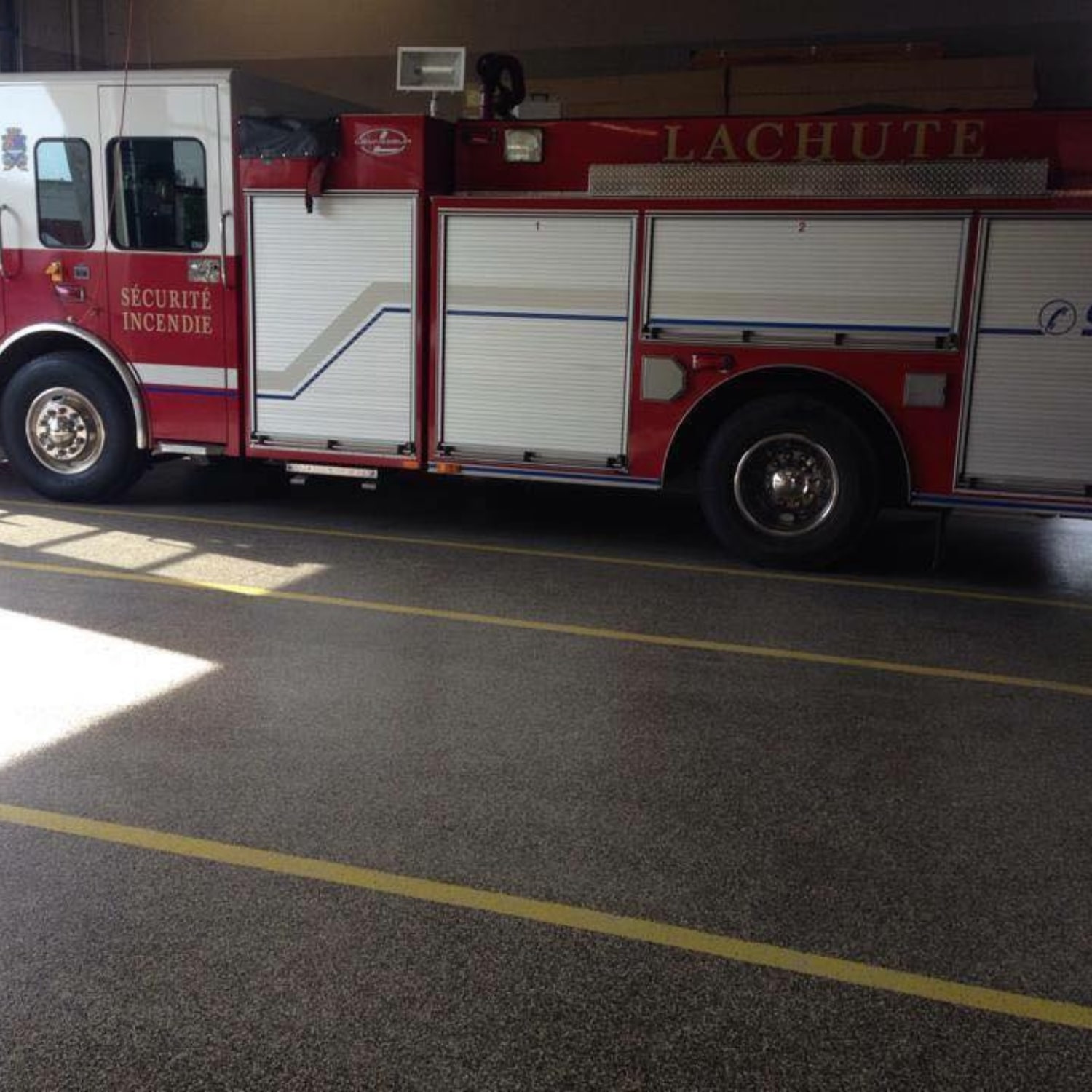 Fire Station Commercial Floor Coating by Zone Garage OKC-min