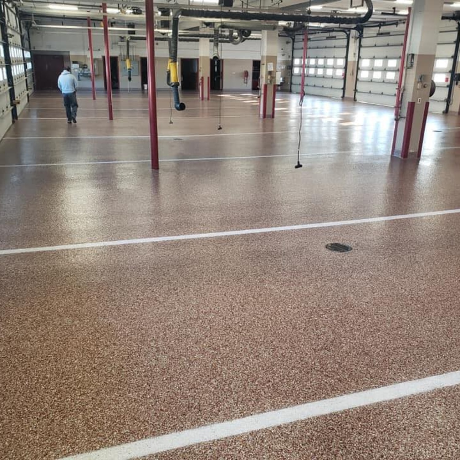 Warehouse Industrial Floor Coating by Zone Garage OKC-min