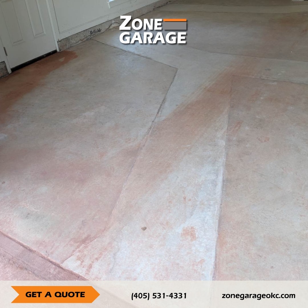 12 2 Car Garage Choctaw OK Polyaspartic Coyote Flake 6 20 25 Min