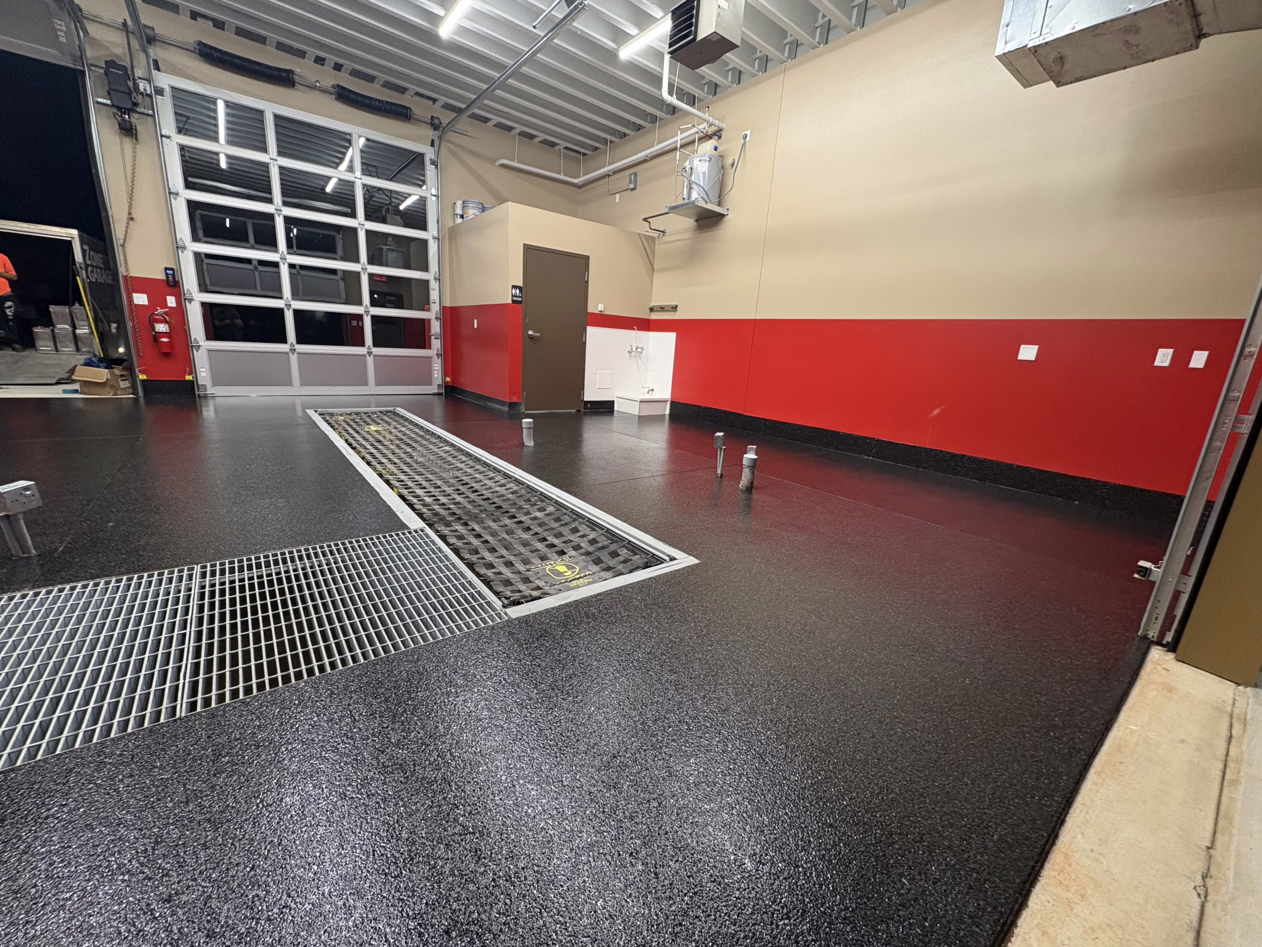 why polyaspartic epoxy is the top choice for service bays